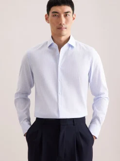 Seidensticker Herren Business Hemd - X-Slim Fit in blau
