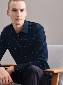 Seidensticker Herren Business Hemd - X-Slim Fit in blau
