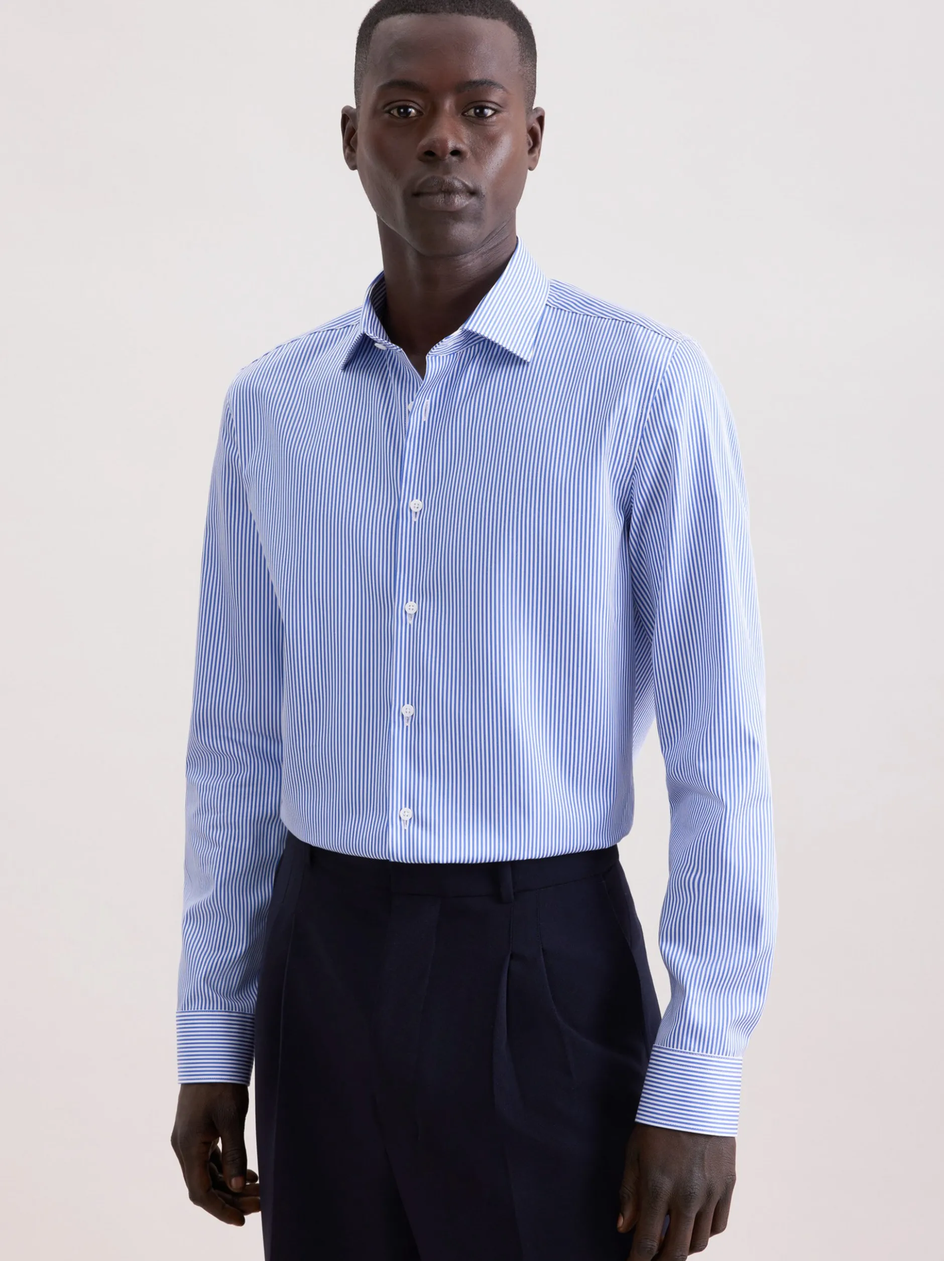 Seidensticker Herren Business Hemd - X-Slim Fit in blau