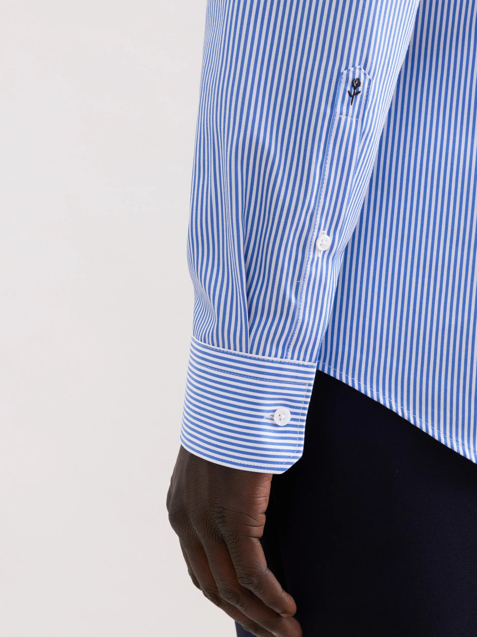 Seidensticker Herren Business Hemd - X-Slim Fit in blau