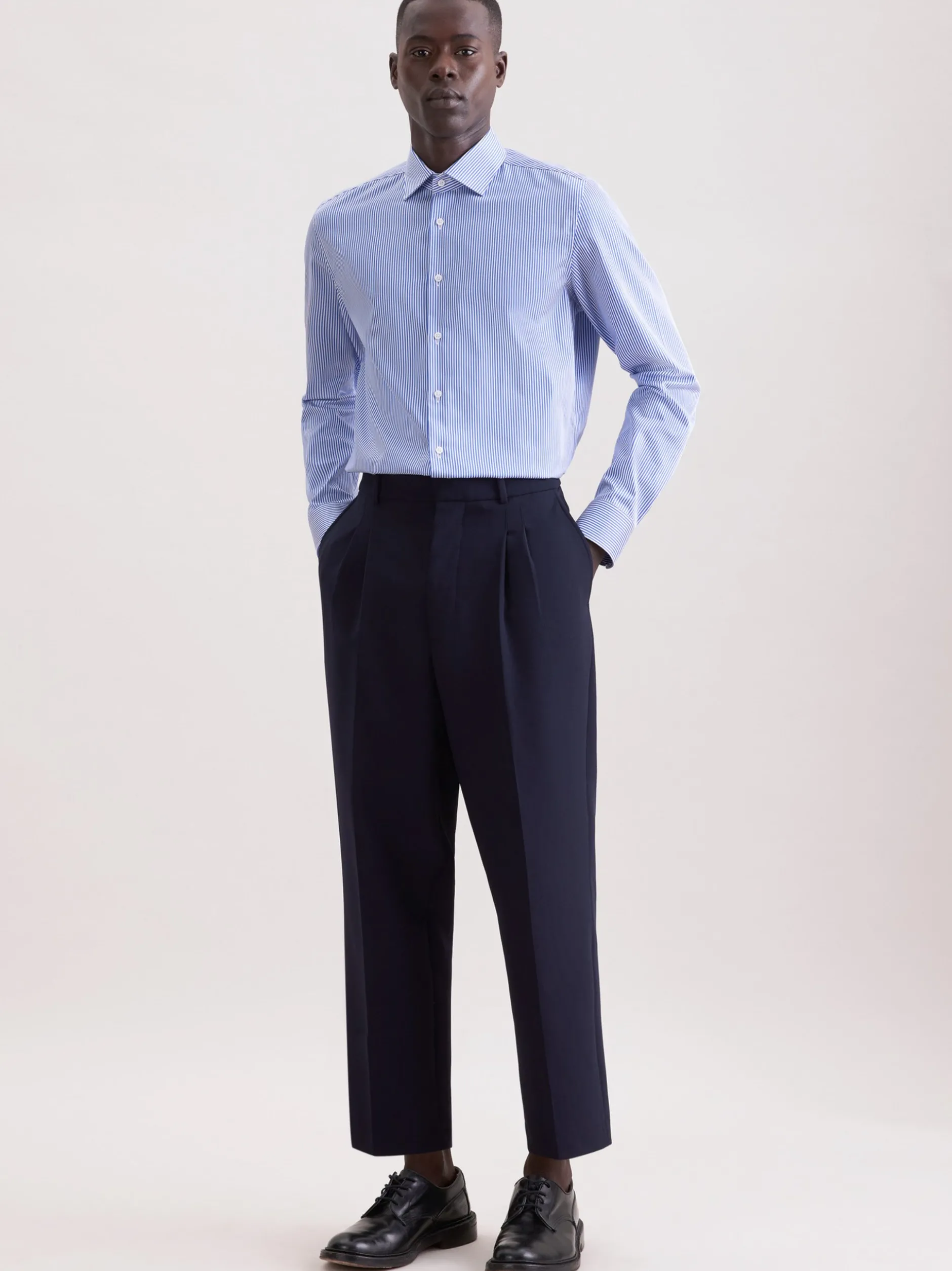 Seidensticker Herren Business Hemd - X-Slim Fit in blau