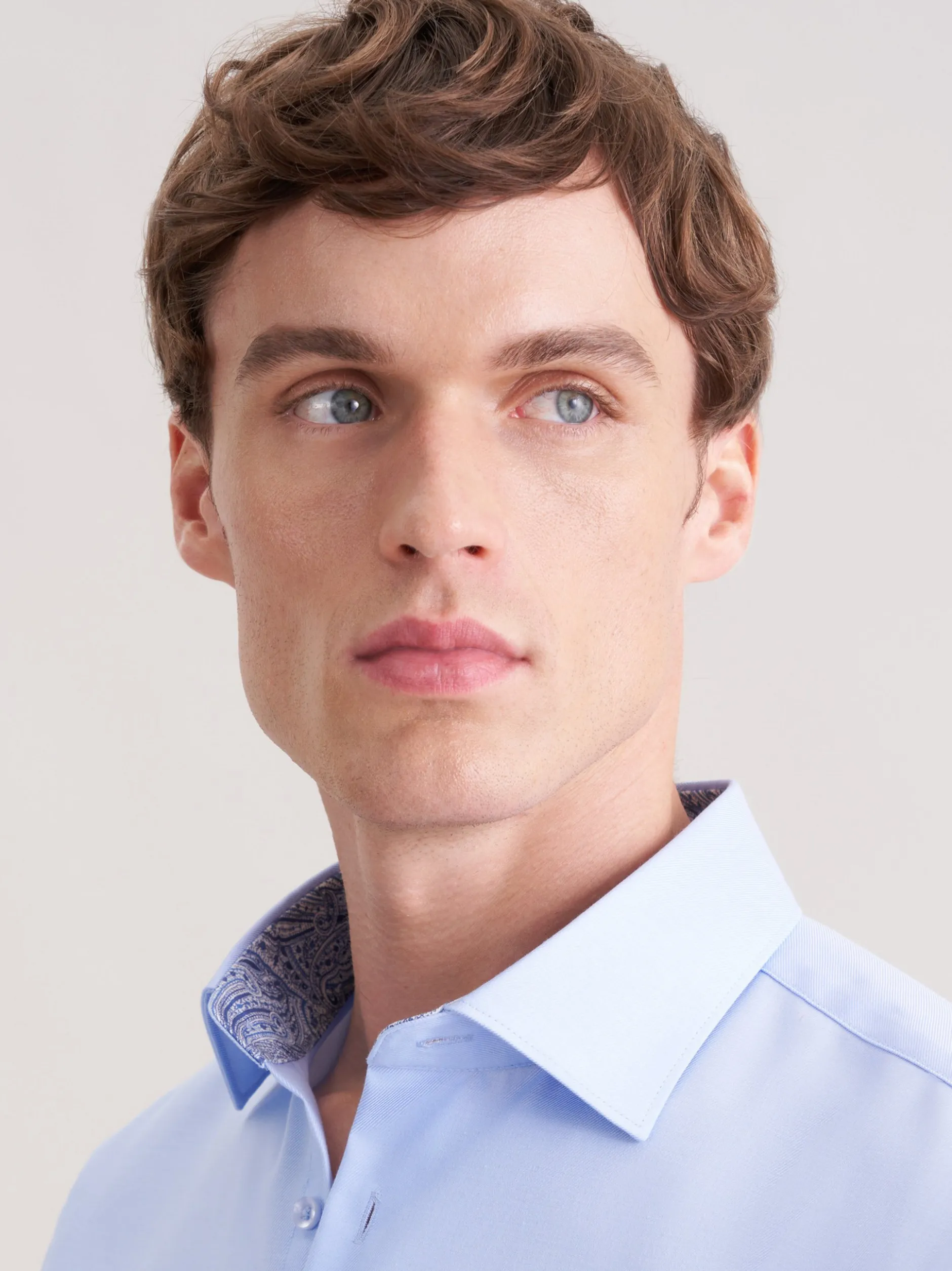 Seidensticker Herren Business Hemd - X-Slim Fit in hellblau