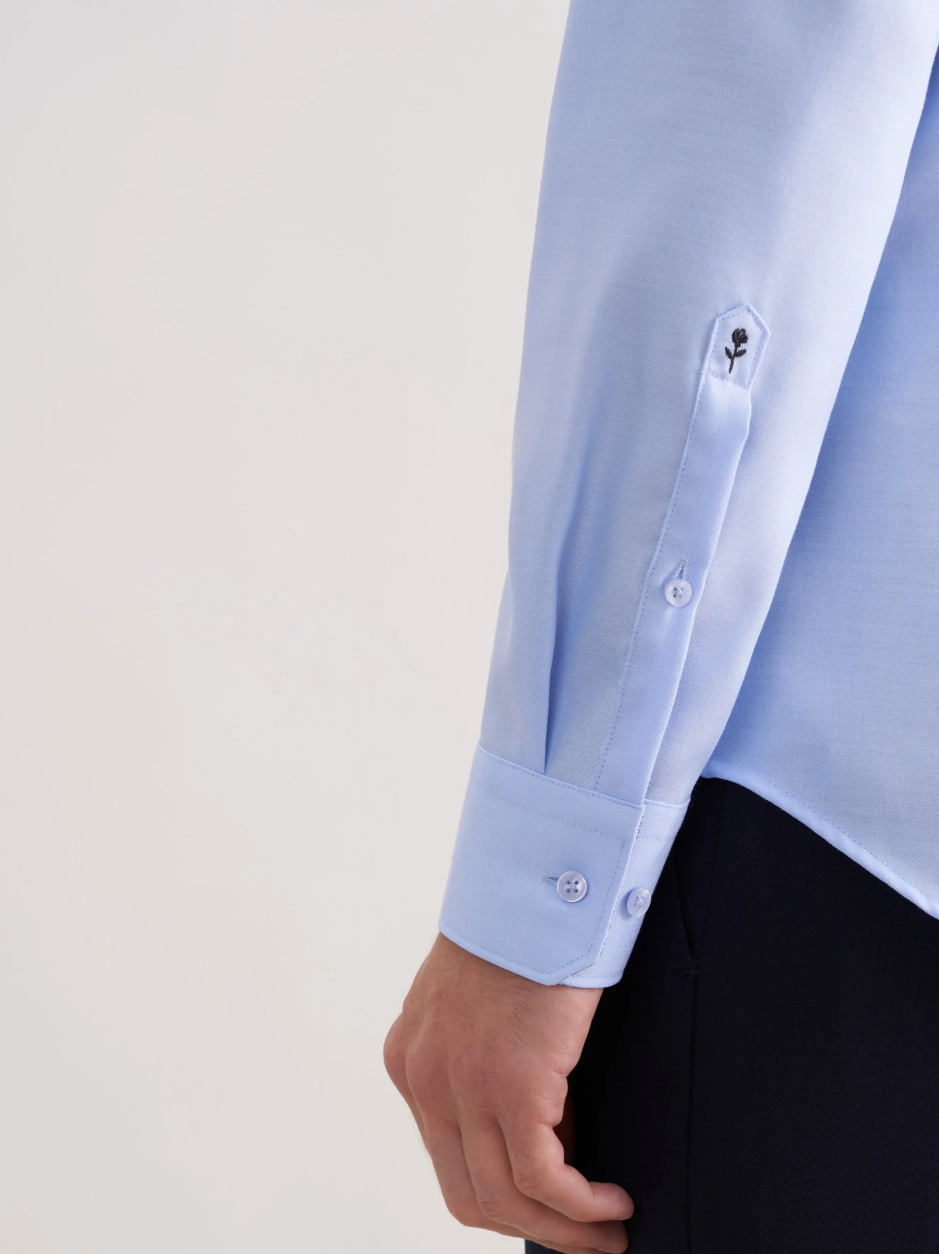 Seidensticker Herren Business Hemd - X-Slim Fit in hellblau