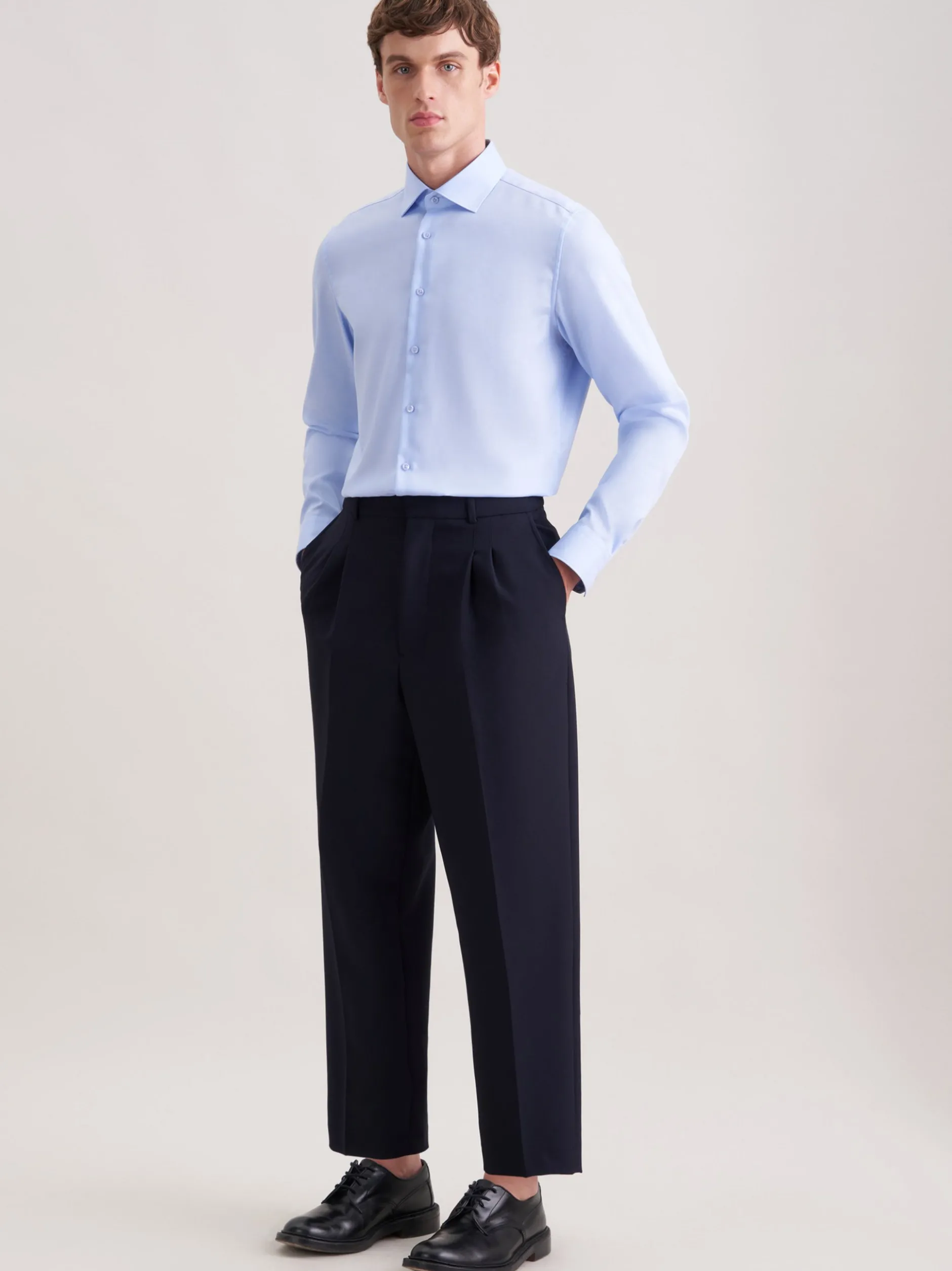 Seidensticker Herren Business Hemd - X-Slim Fit in hellblau