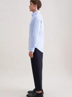 Seidensticker Herren Business Hemd - X-Slim Fit in hellblau