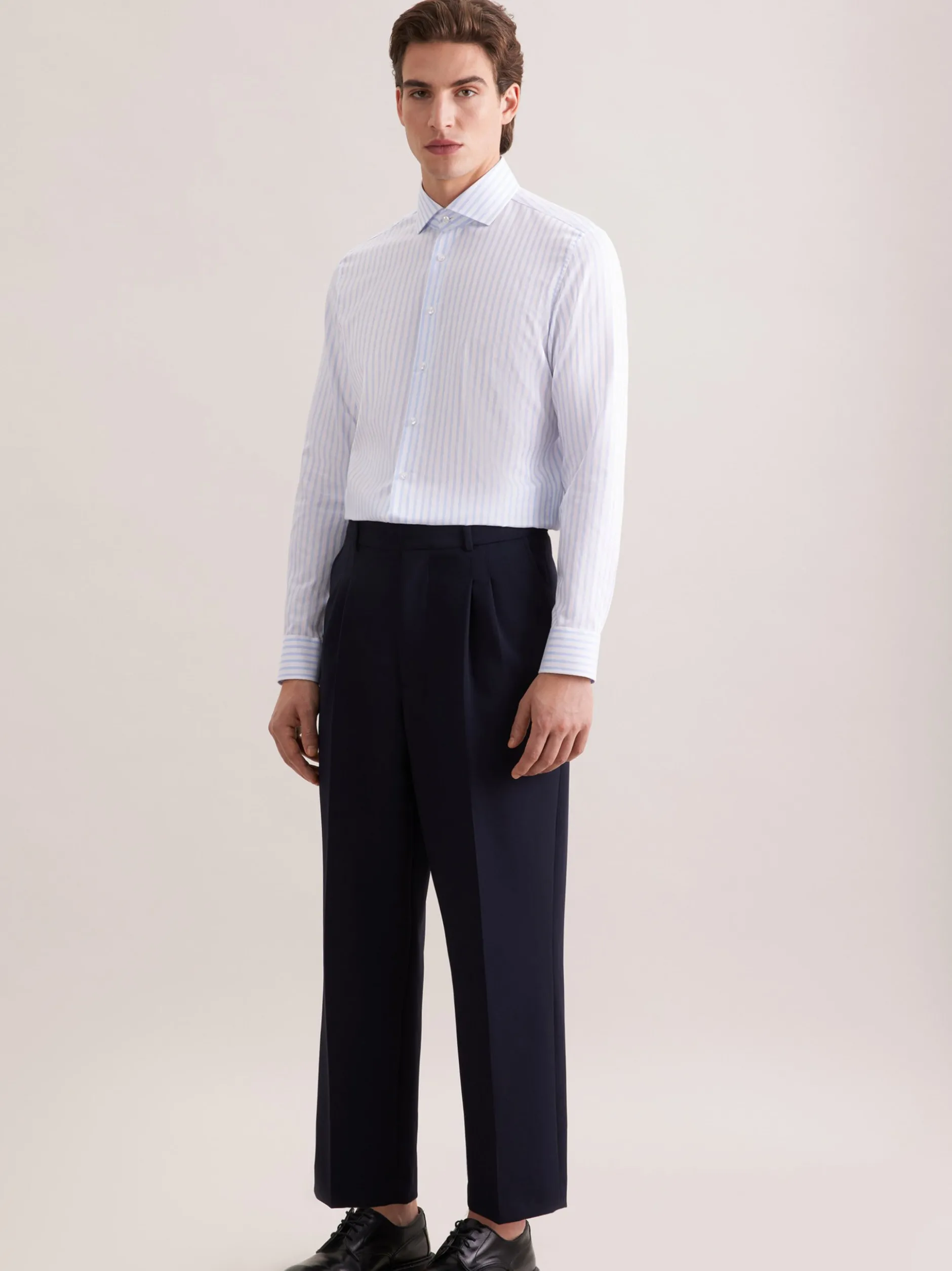 Seidensticker Herren Business Hemd - X-Slim Fit in hellblau