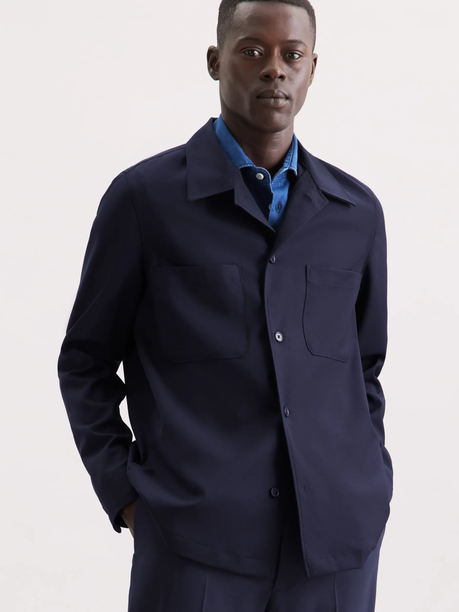 Seidensticker Herren Casual Hemd - Regular Fit in blau