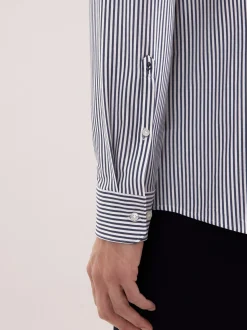 Seidensticker Herren Jerseyhemd - Slim Fit in grau