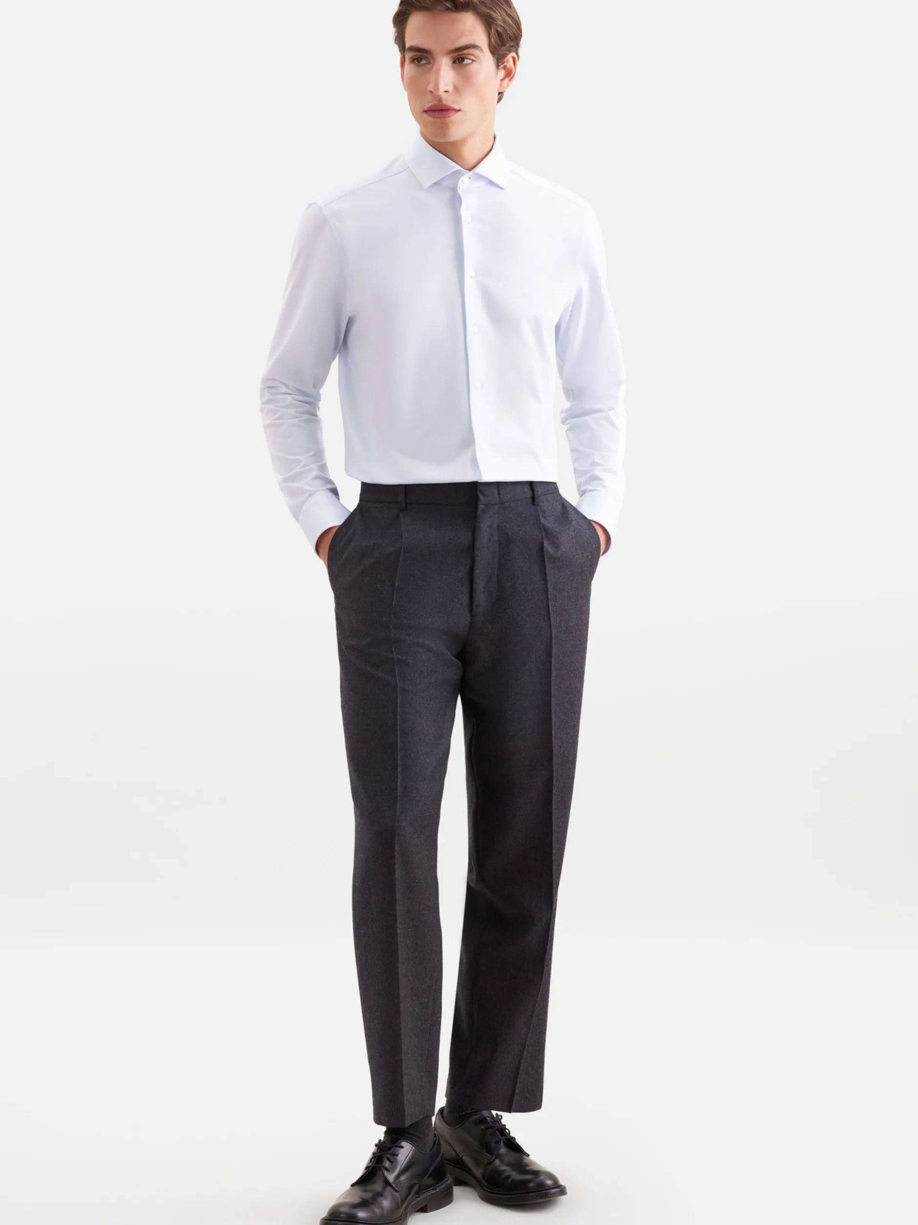Seidensticker Herren Performance-Hemd - Regular Fit in weiß