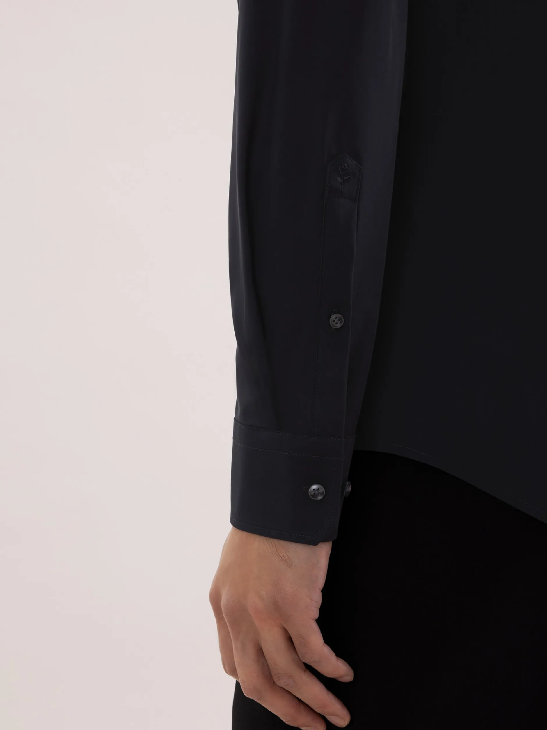 Seidensticker Herren Performance-Hemd - Slim Fit in schwarz