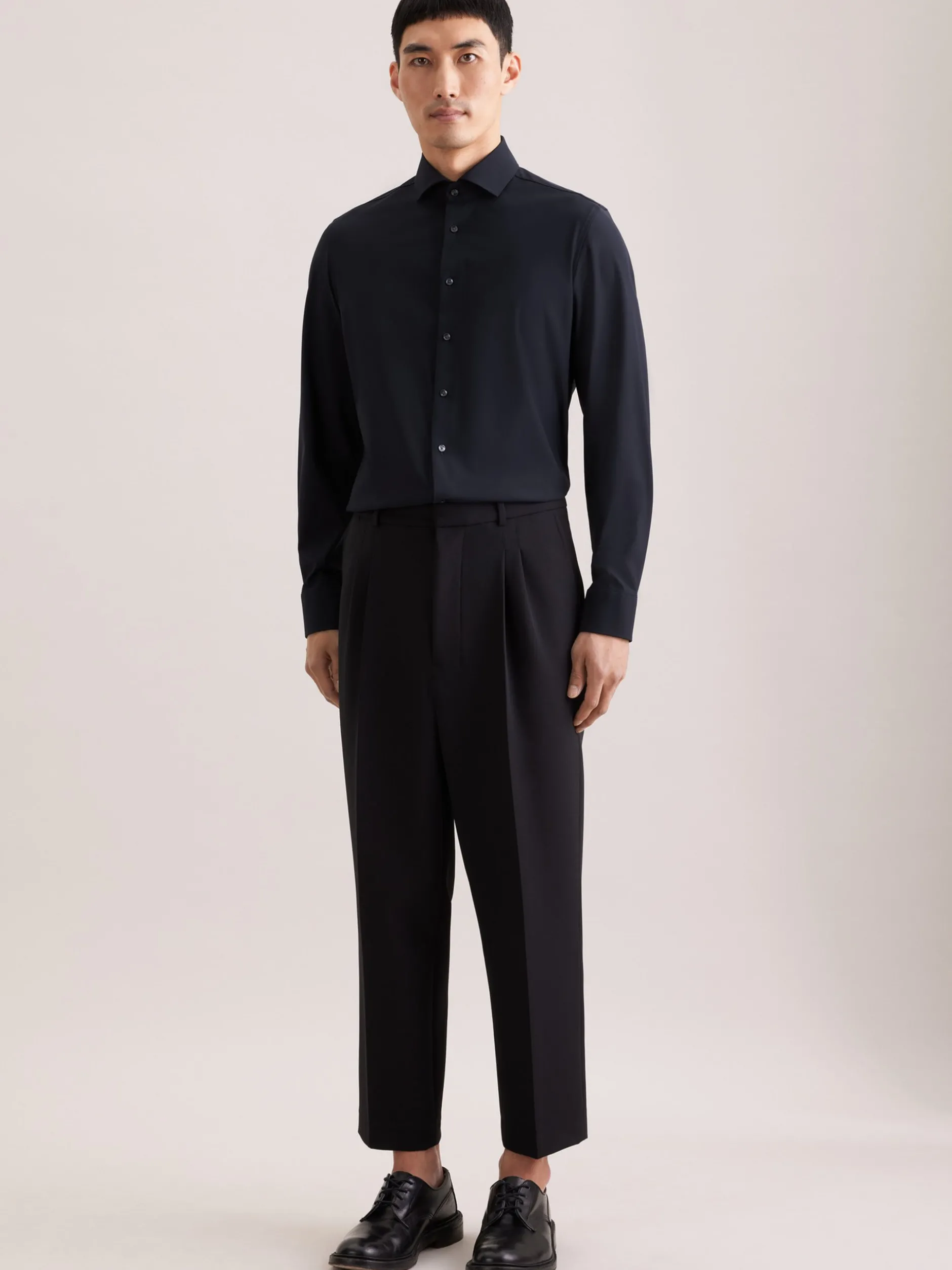 Seidensticker Herren Performance-Hemd - Slim Fit in schwarz