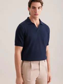 Seidensticker Herren Polo - Regular Fit in blau