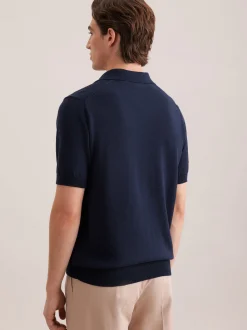 Seidensticker Herren Polo - Regular Fit in blau