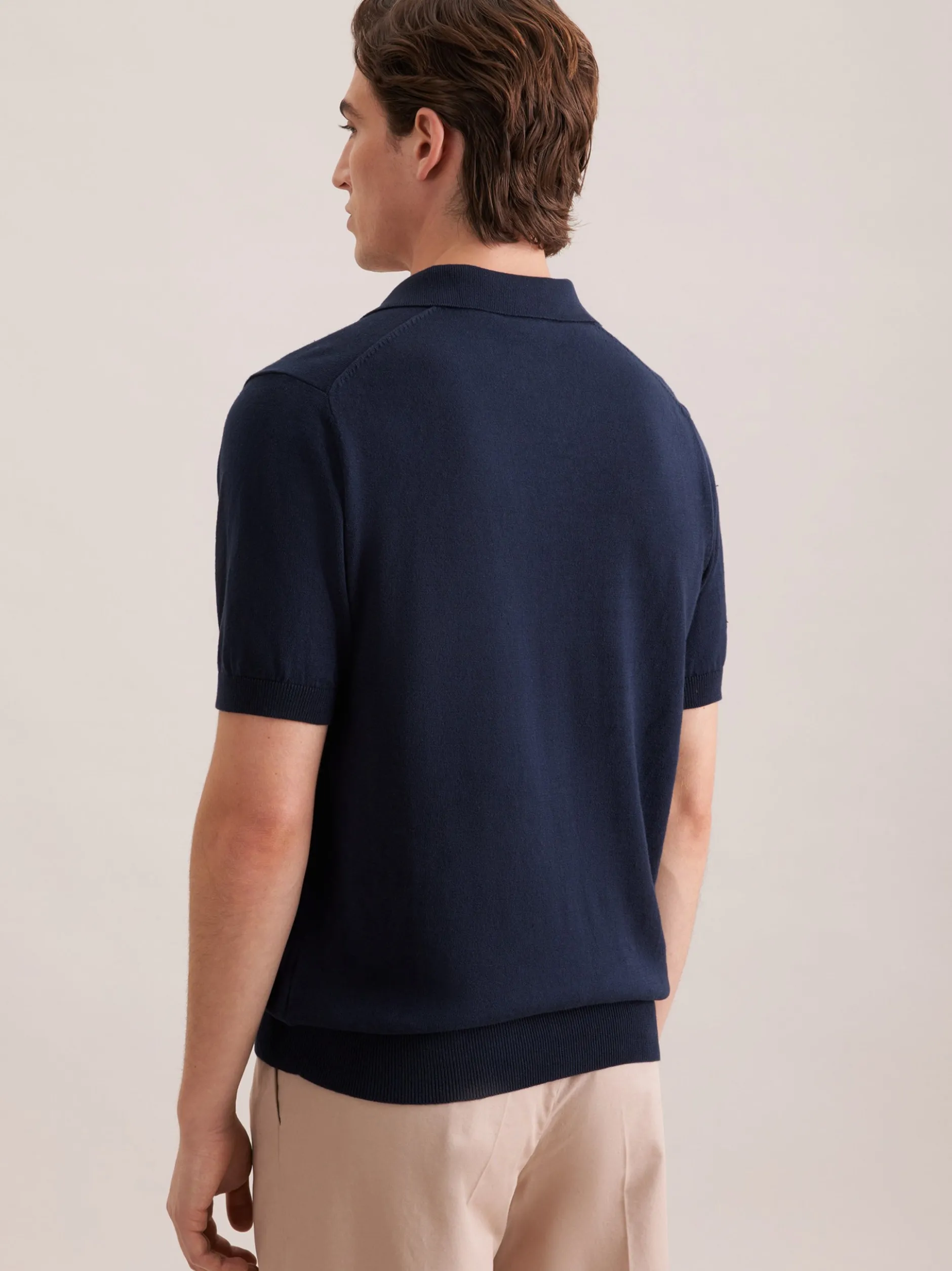 Seidensticker Herren Polo - Regular Fit in blau