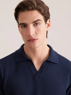 Seidensticker Herren Polo - Regular Fit in blau