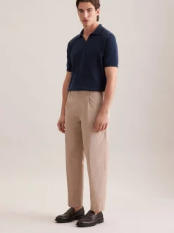 Seidensticker Herren Polo - Regular Fit in blau