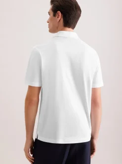 Seidensticker Herren Polo - Regular Fit in weiß
