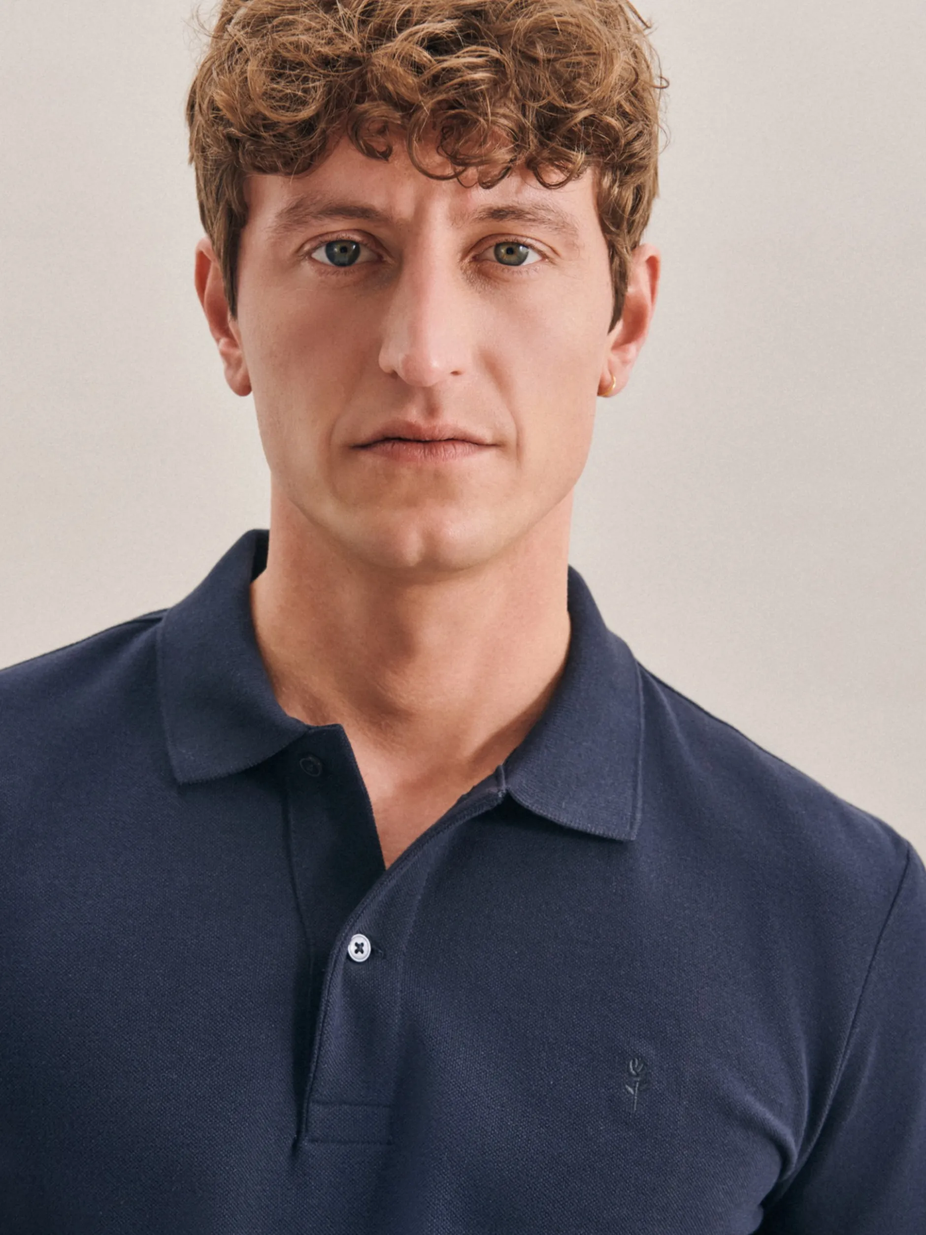 Seidensticker Herren Polo - Slim Fit in blau