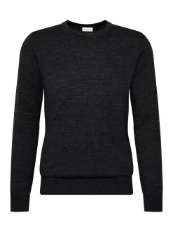 Seidensticker Herren Pullover - Regular Fit in anthrazit