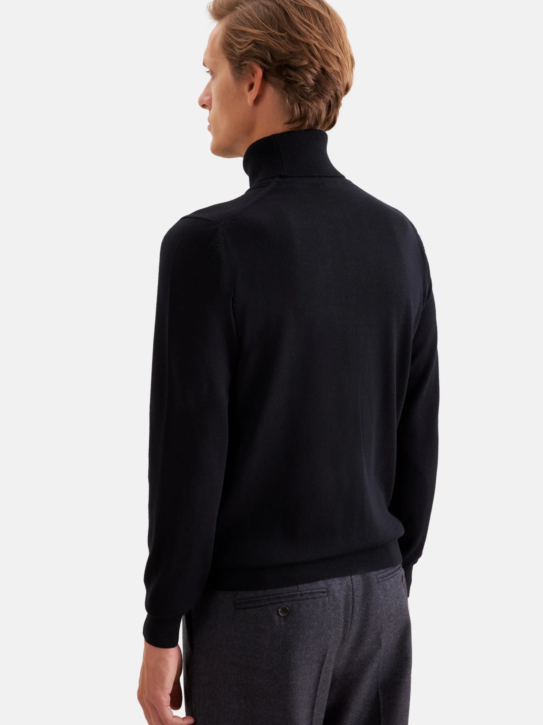 Seidensticker Herren Pullover - Regular Fit in schwarz