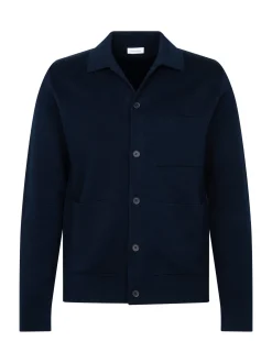 Seidensticker Herren Strickjacke - Regular Fit in marine