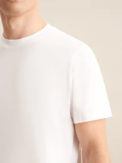Seidensticker Herren T-Shirt - Regular Fit in weiß