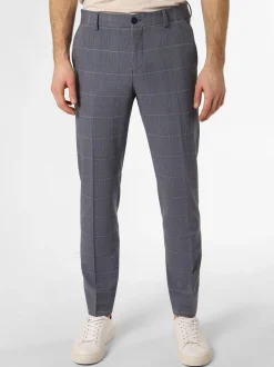 Selected Herren Baukasten-Hose - SLHSlim-Liam in grau blau