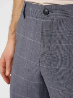 Selected Herren Baukasten-Hose - SLHSlim-Liam in grau blau