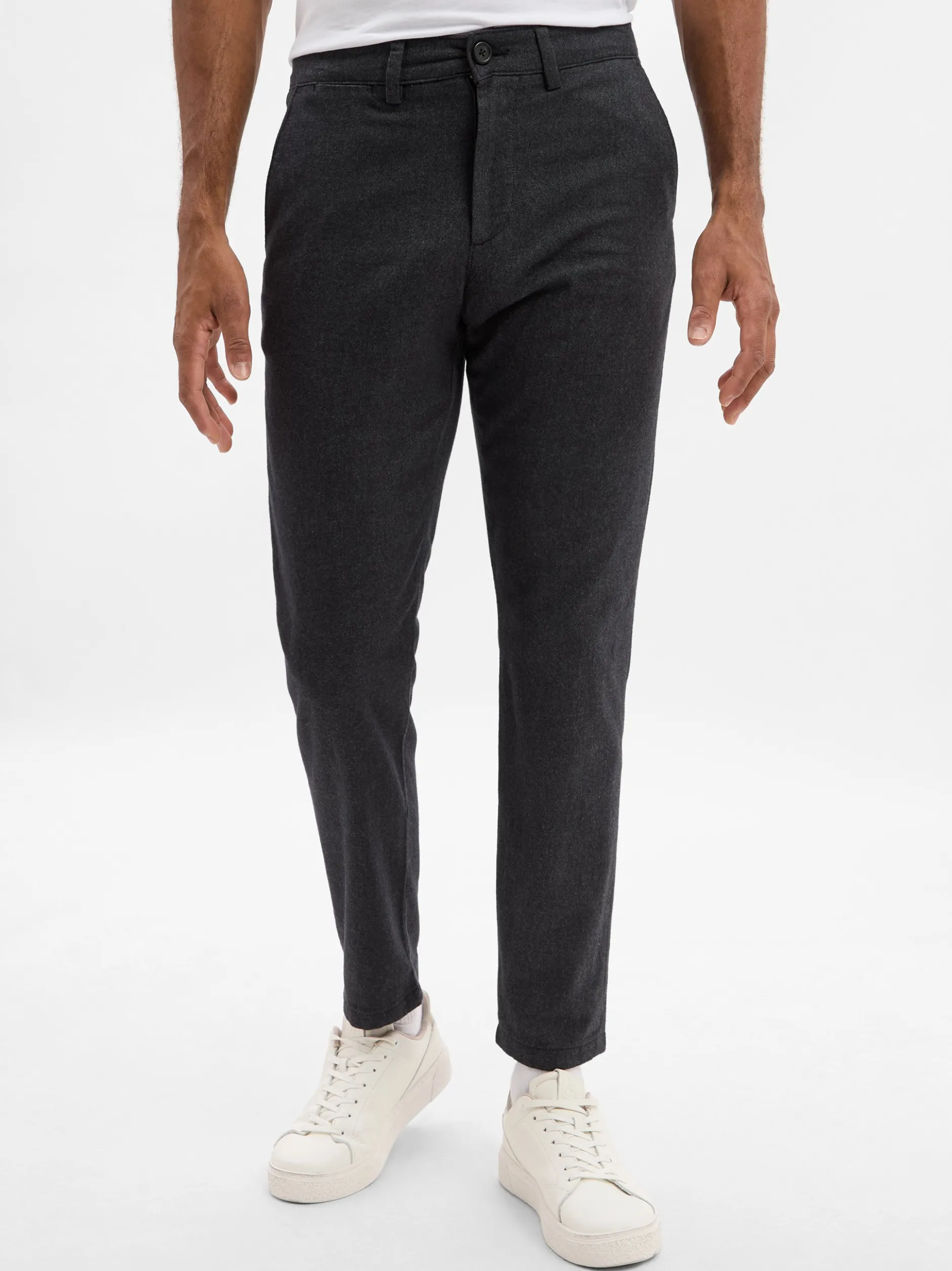 Selected Herren Chino - SHL175-Slim Miles in anthrazit