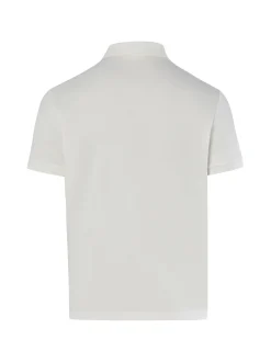 Selected Herren Poloshirt in ecru - Ärmel: kurzarm