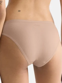 sloggi Damen High Waist Panty - 9er Pack GO Daily Cotton in beige