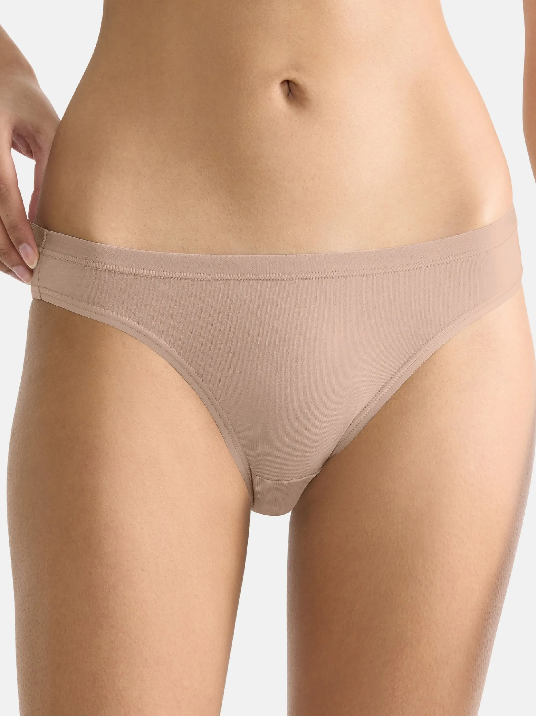 sloggi Damen High Waist Panty - 9er Pack GO Daily Cotton in braun