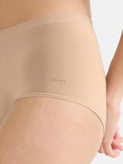 sloggi Damen High Waist Panty - 4er Pack GO Sense in braun