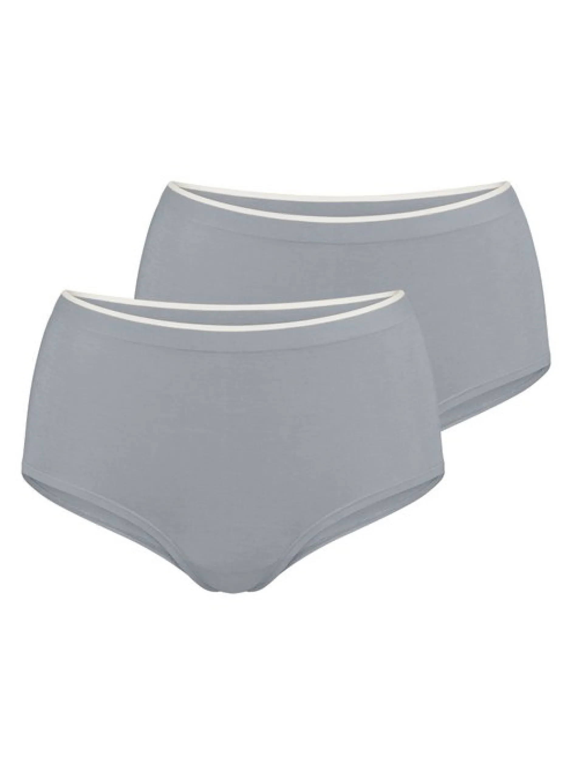 sloggi Damen High Waist Panty - 2er Pack GO Sense in grau