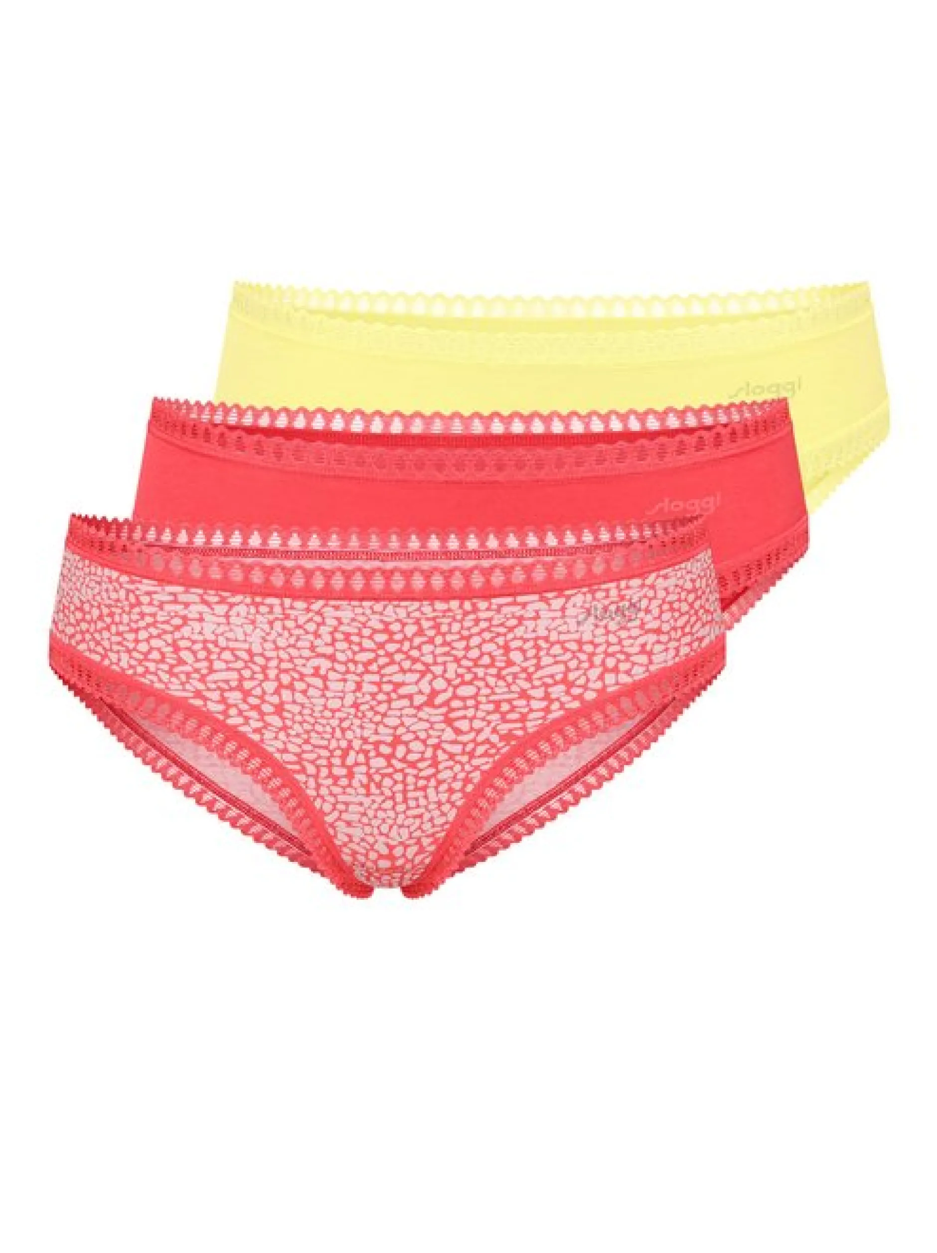sloggi Damen Hipster - 3er Pack GO Crush in rot