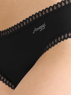 sloggi Damen Hipster - 6er Pack GO Crush in schwarz