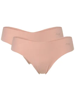 sloggi Damen Hipstring im 2er-Pack - ZERO Feel in beige