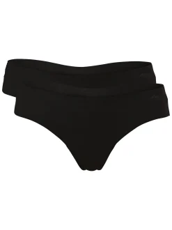 sloggi Damen Hipstrings im 2er-Pack - Zero in schwarz