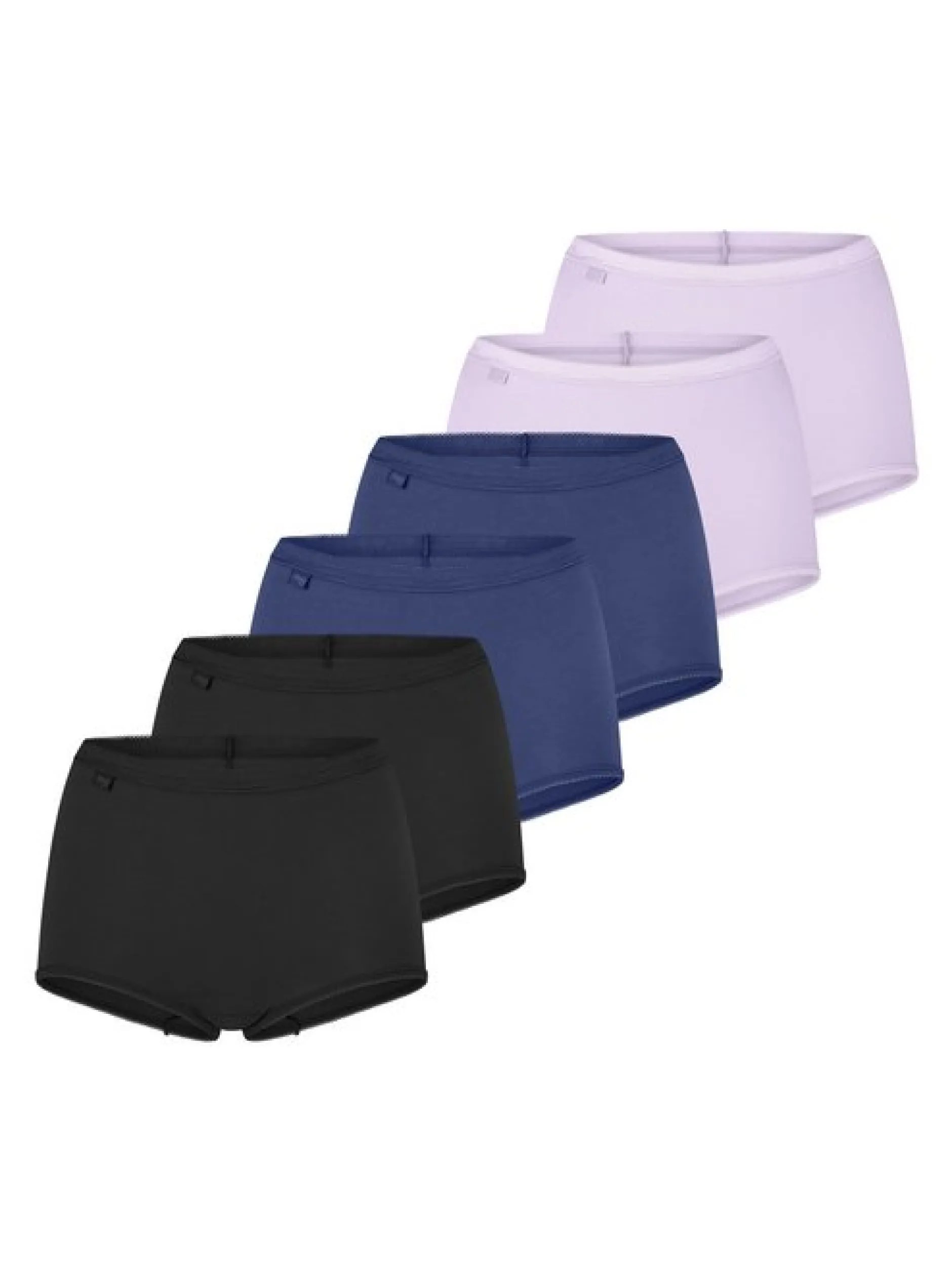 sloggi Damen Maxi Slip - 6er Pack Basic+ in flieder
