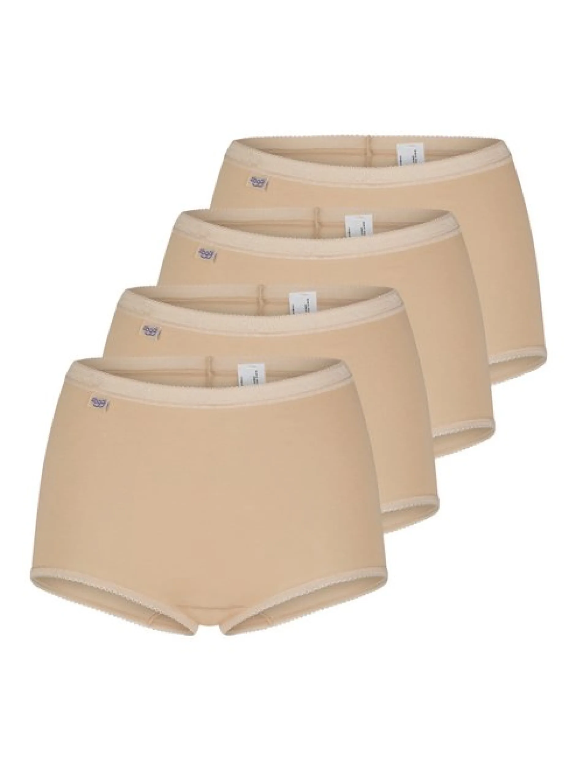 sloggi Damen Maxi Slip - 4er Pack Basic+ in beige