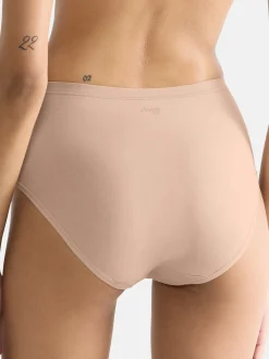 sloggi Damen Midi Slip - 6er Pack GO Daily Cotton in beige