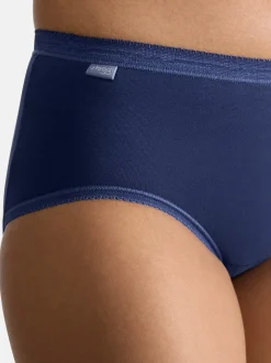 sloggi Damen Midi Slip - 3er Pack Basic+ in blau