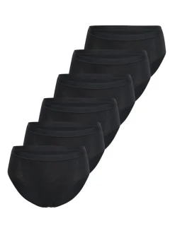 sloggi Damen Midi Slip - 6er Pack GO Casual in schwarz
