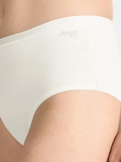 sloggi Damen Midi Slip - 9er Pack GO Daily Cotton in weiß
