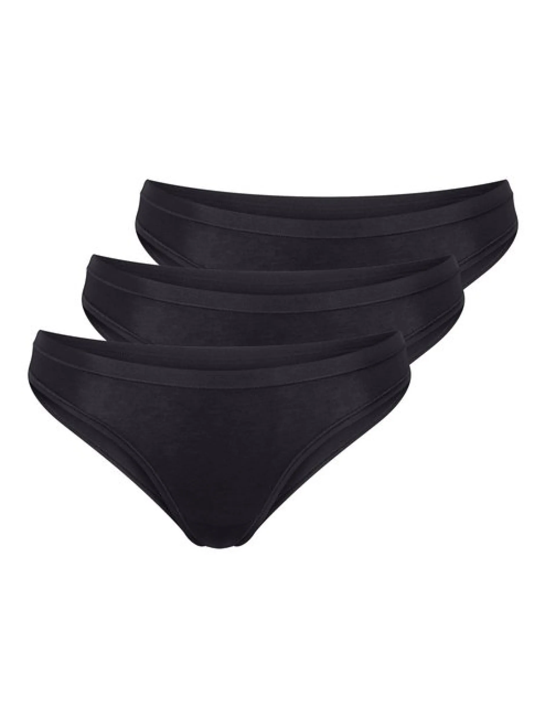 sloggi Damen Mini Slip - 3er Pack GO Daily Cotton in schwarz