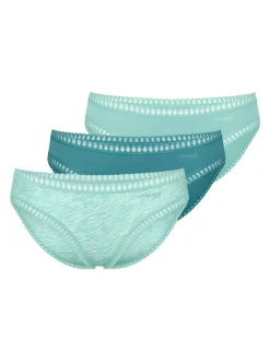 sloggi Damen Mini Slip - 3er Pack GO Crush in grün