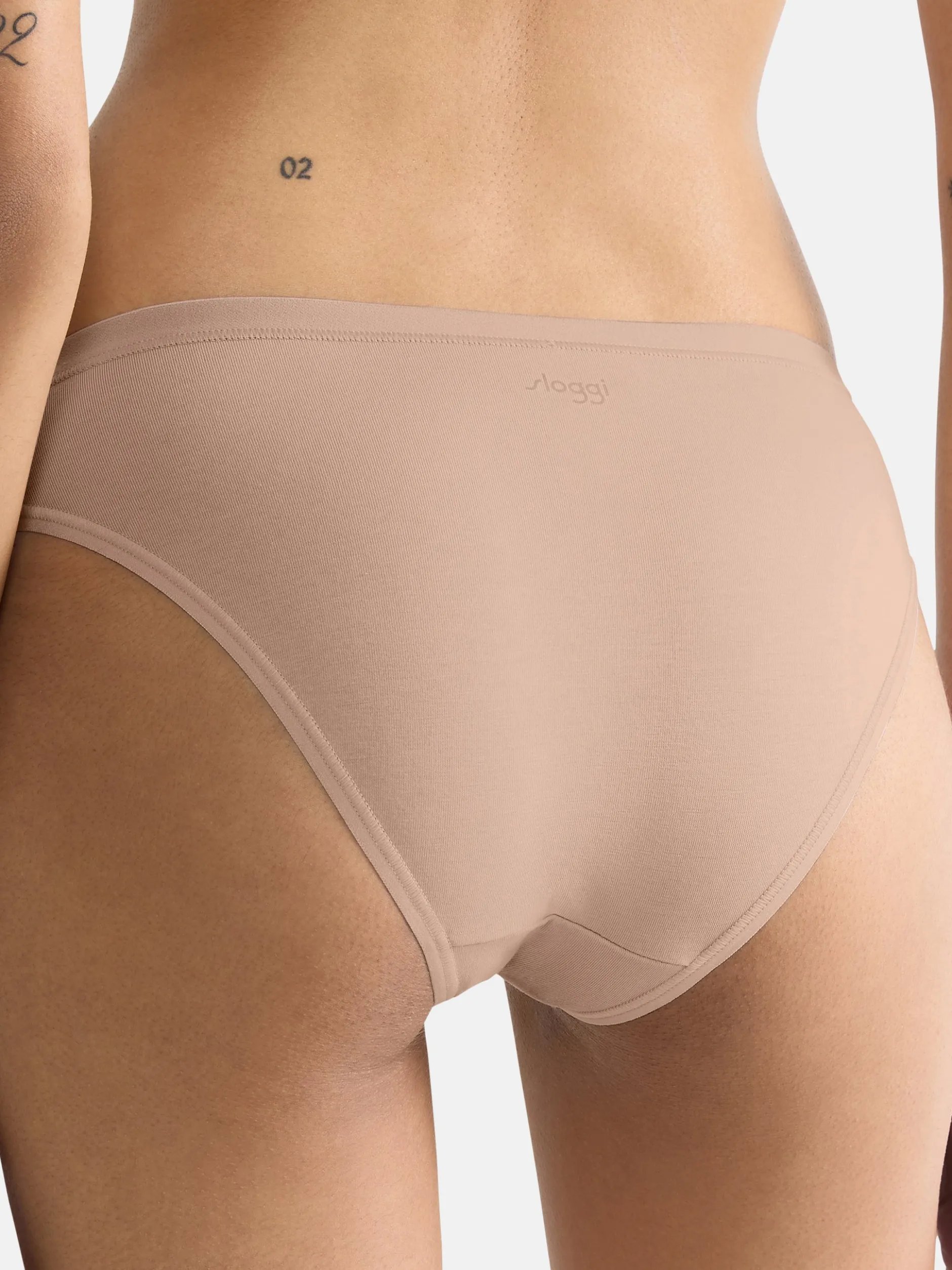 sloggi Damen Mini Slip - 3er Pack GO Daily Cotton in beige