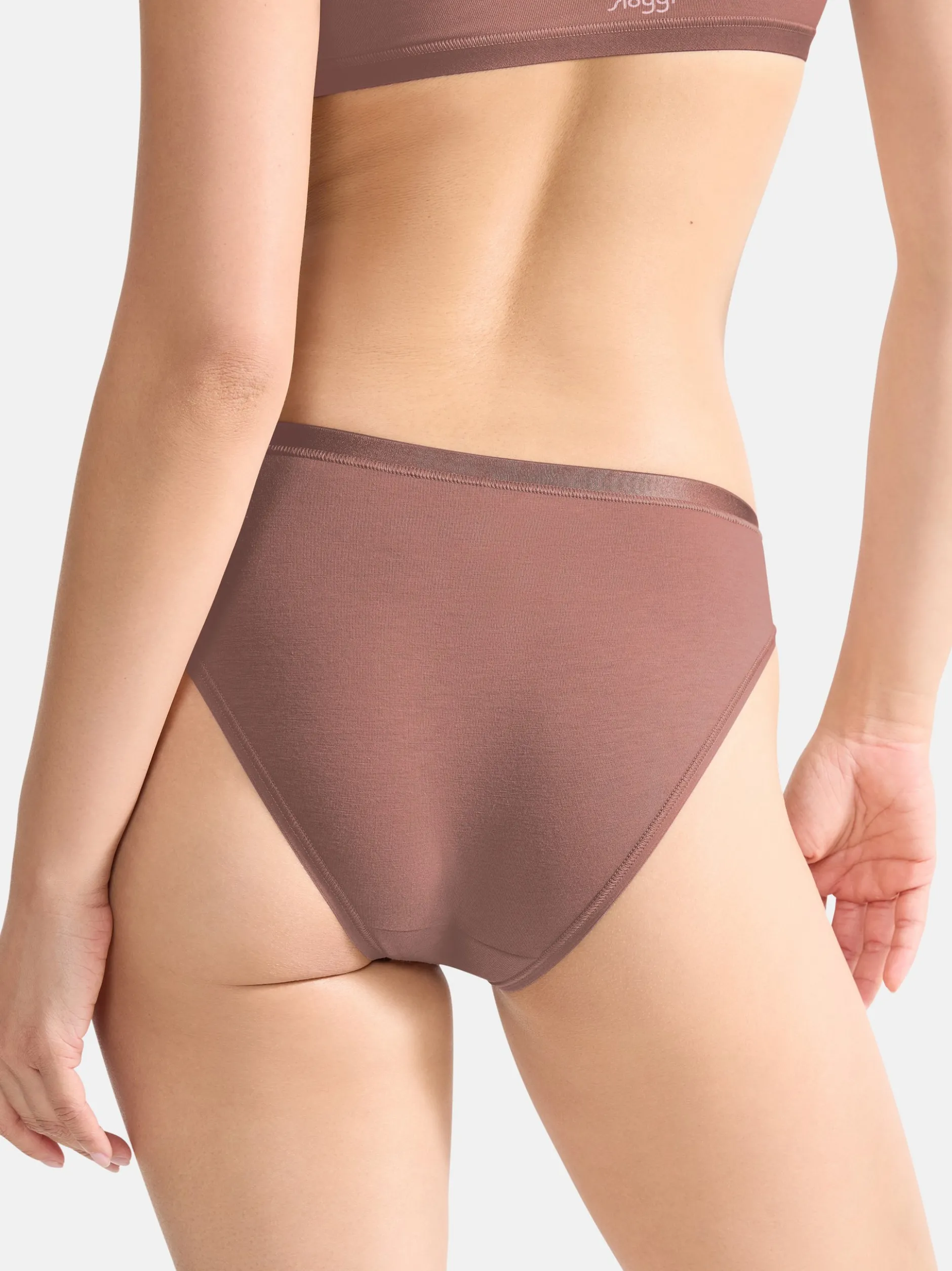 sloggi Damen Mini Slip - 9er Pack GO Daily Cotton in braun
