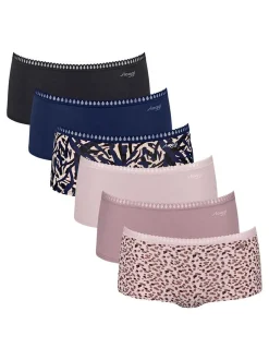 sloggi Damen Panty 6er Pack in mehrfarbig