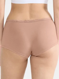 sloggi Damen Short Slip - 3er Pack GO Crush in braun